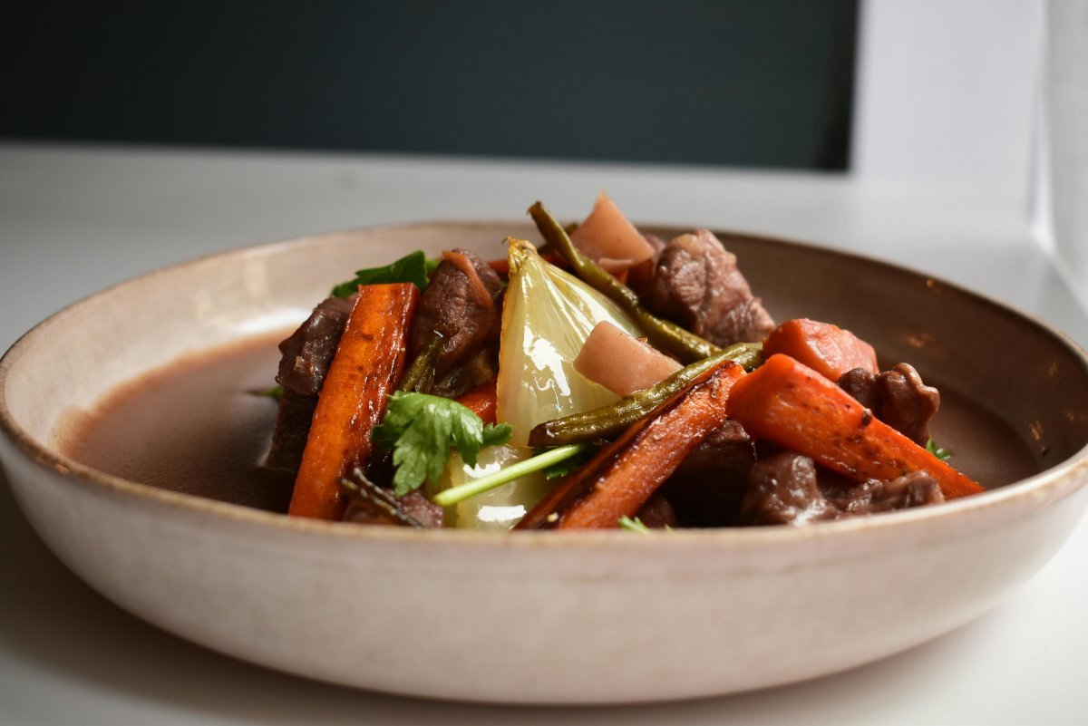 Beef Brisket Stew with Radish and Potatoes